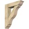 Ekena Millwork Funston Traditional Rough Sawn Bracket w/ Offset Brace, Douglas Fir, 8"W x 32"D x 38"H BKT0806X32X38FST01RDF - alternate 1